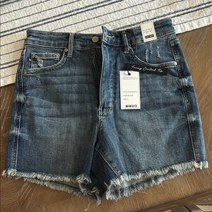 Judy Blue High Waist Blue Denim Shorts